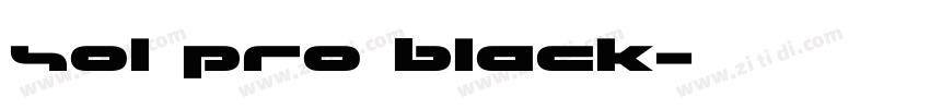 Sol Pro Black字体转换